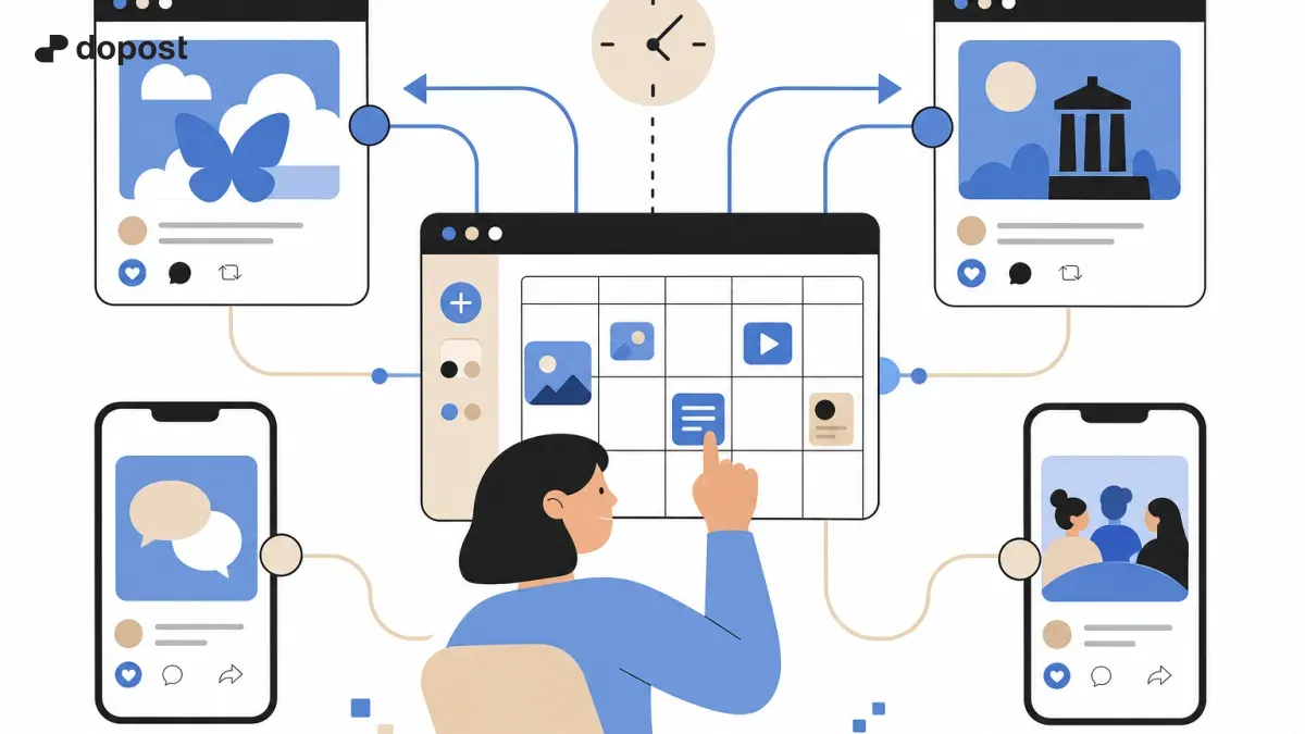 Programador de Redes Sociales para el Protocolo AT: Gestiona Bluesky, Eurosky, WSocial y Más